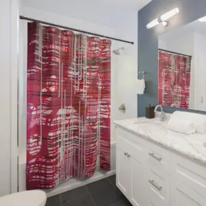 Subway  | Statement Shower Curtain