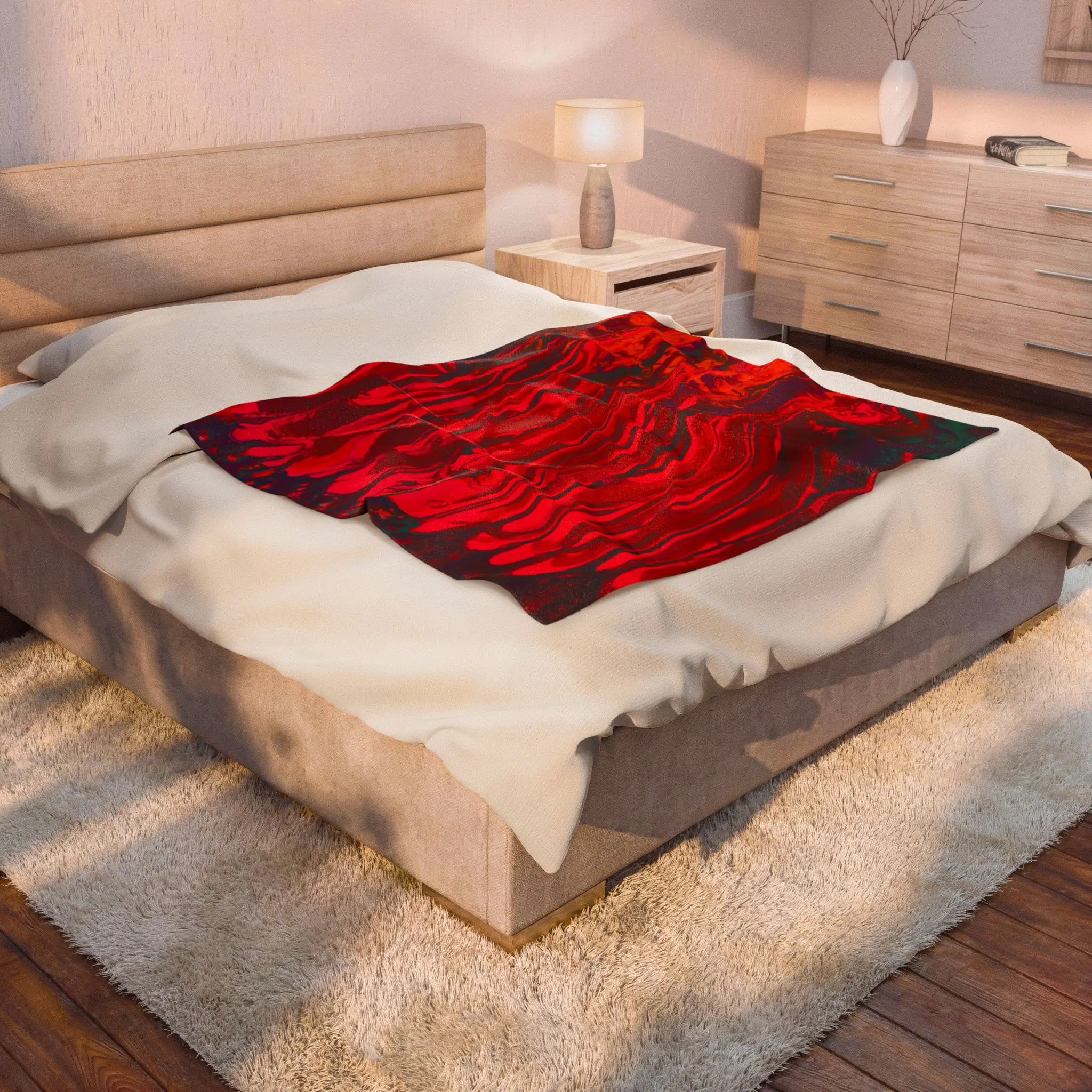 Minnows | Velveteen Plush Blanket - Image 4