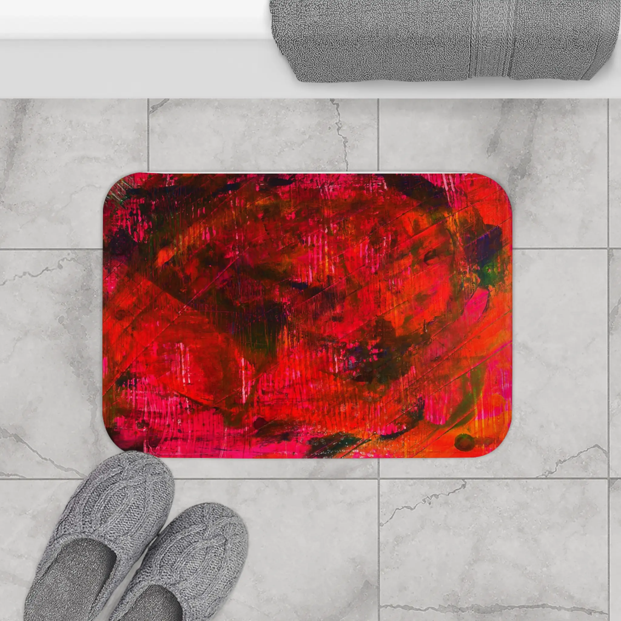 Leni - Abstract Art Bath Mat - Image 8
