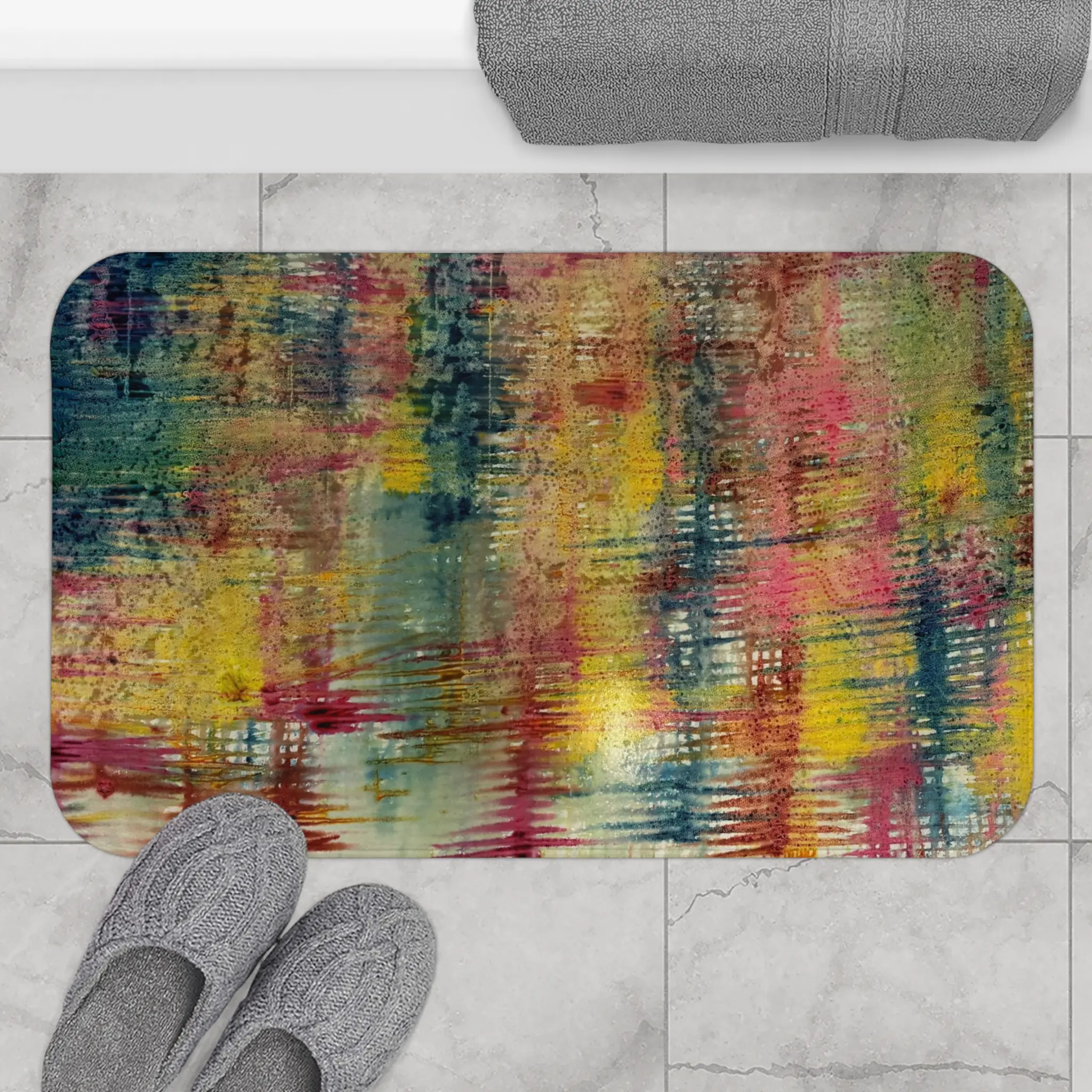 Quilt - Abstract Art Bath Mat