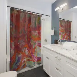 Watermelon  | Statement Shower Curtain