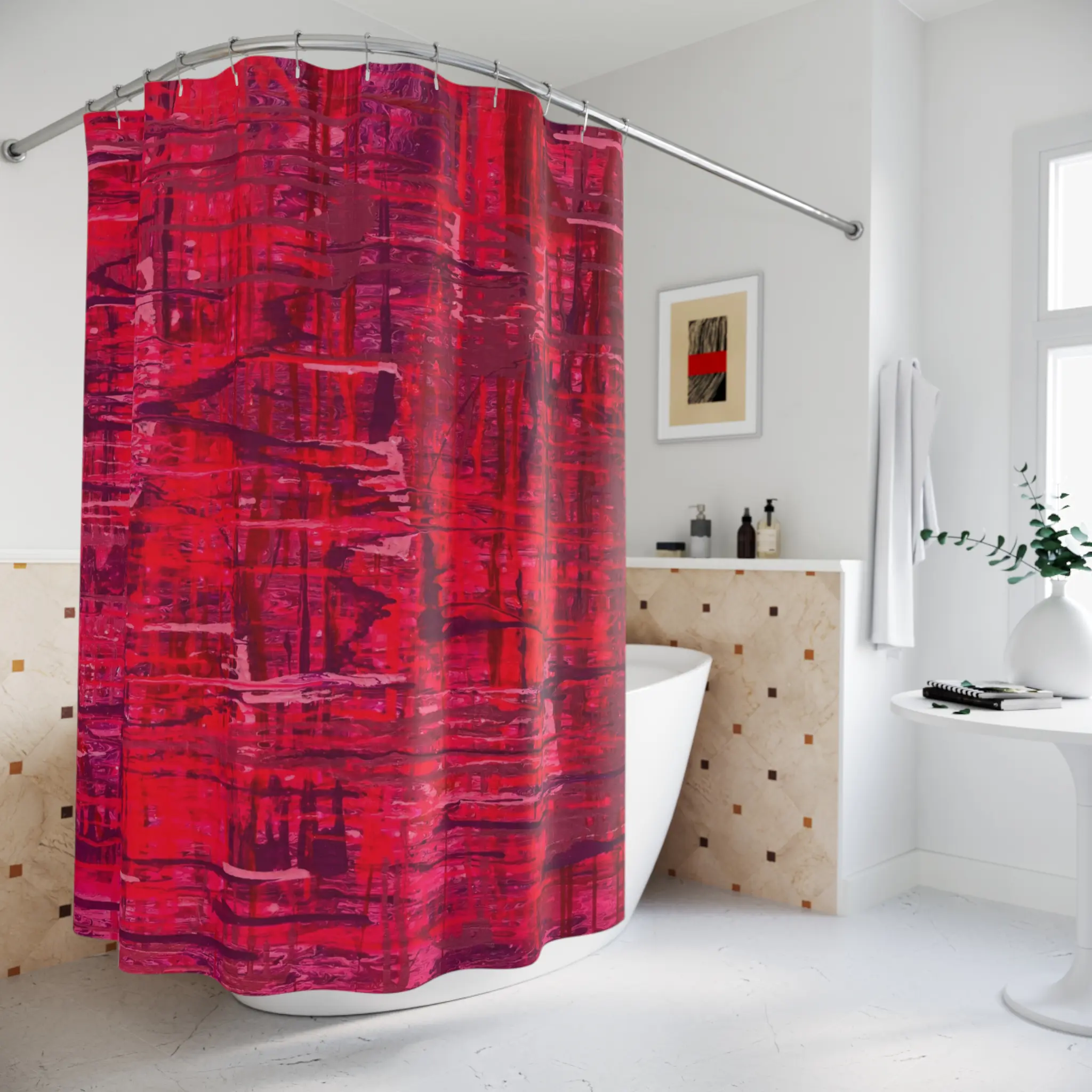 CHAOS | Statement Shower Curtain - Image 4